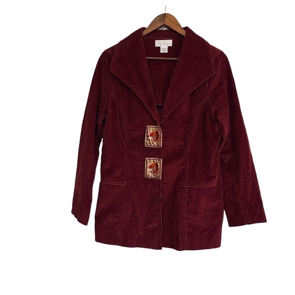Soft surroundings corduroy blazer - Picture 1 of 6